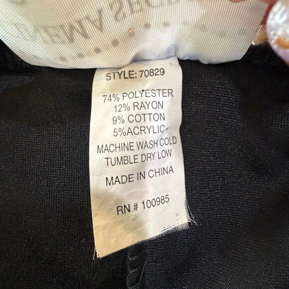 Vintage Roaring 20's Flapper Great Gatsby Black Velvet Gold Dress SZ XS Cosplay - Picture 10 of 16